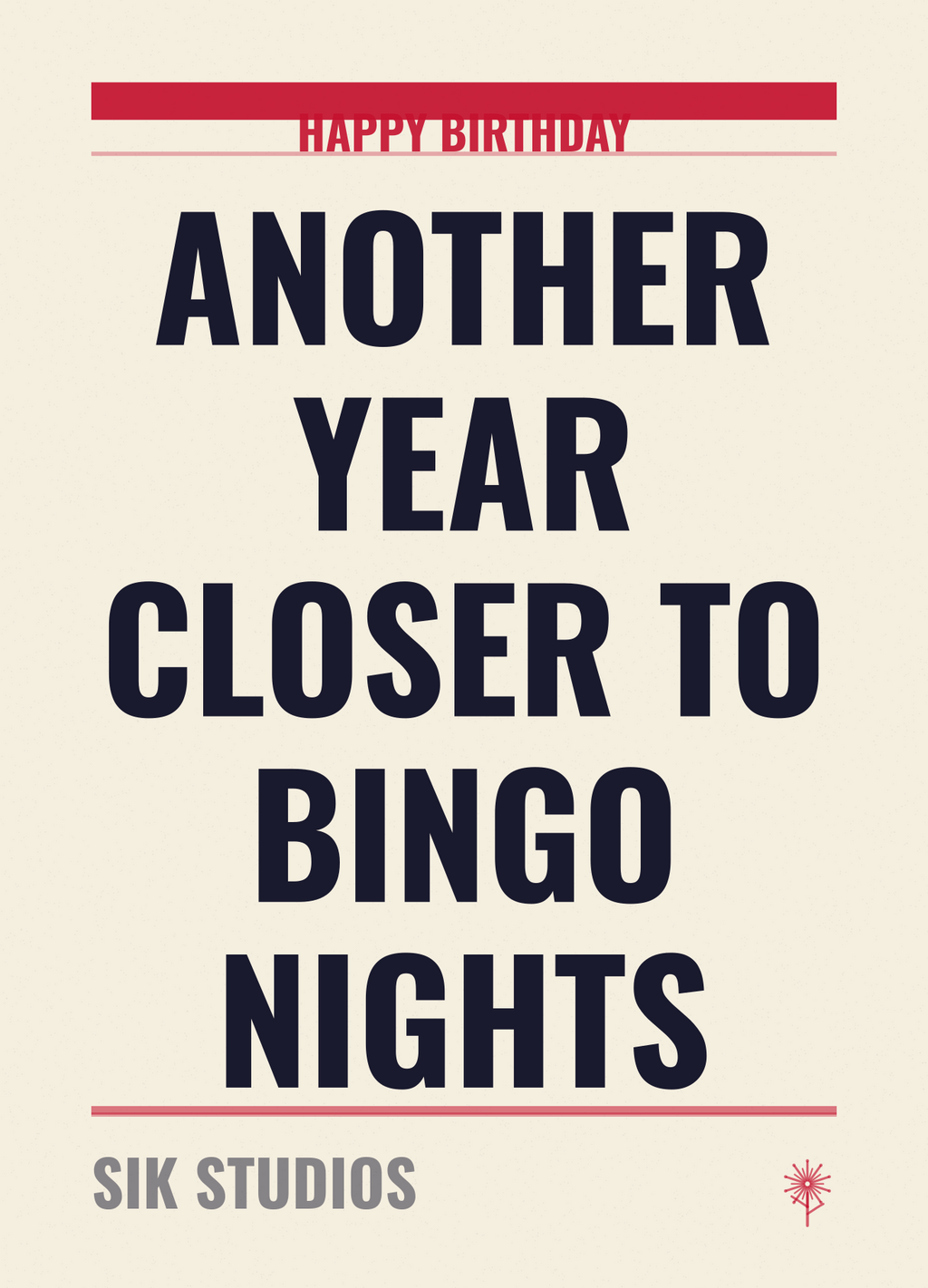 Another Year Closer to Bingo Nights — Sik Studios